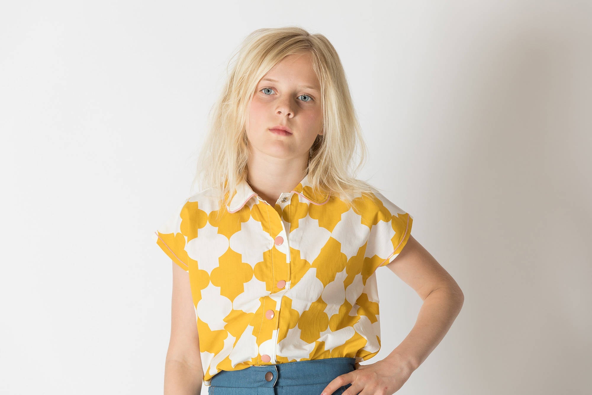 Albababy Sabella Oversize Shirt Nugget Gold Tiles
