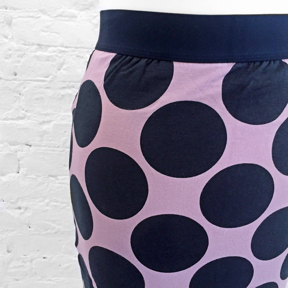 Danefae Betsy Skirt Navy Warm Clay DOT
