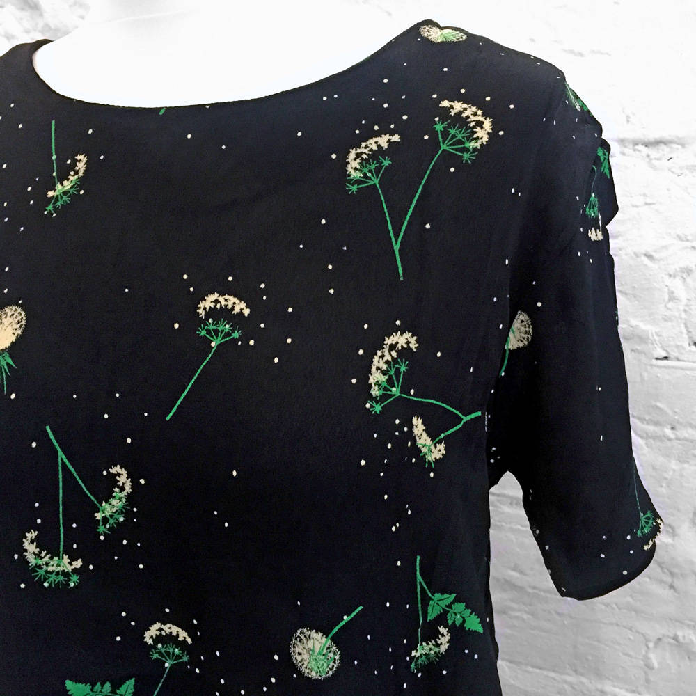 Danefae Lilly Dress Navy Meadow