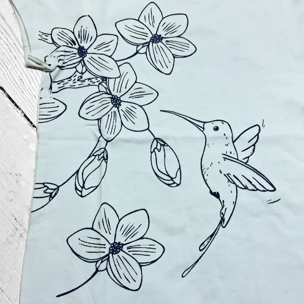 Liv und Lou T-Shirt Olijfje Billowing Sail Honey Bird