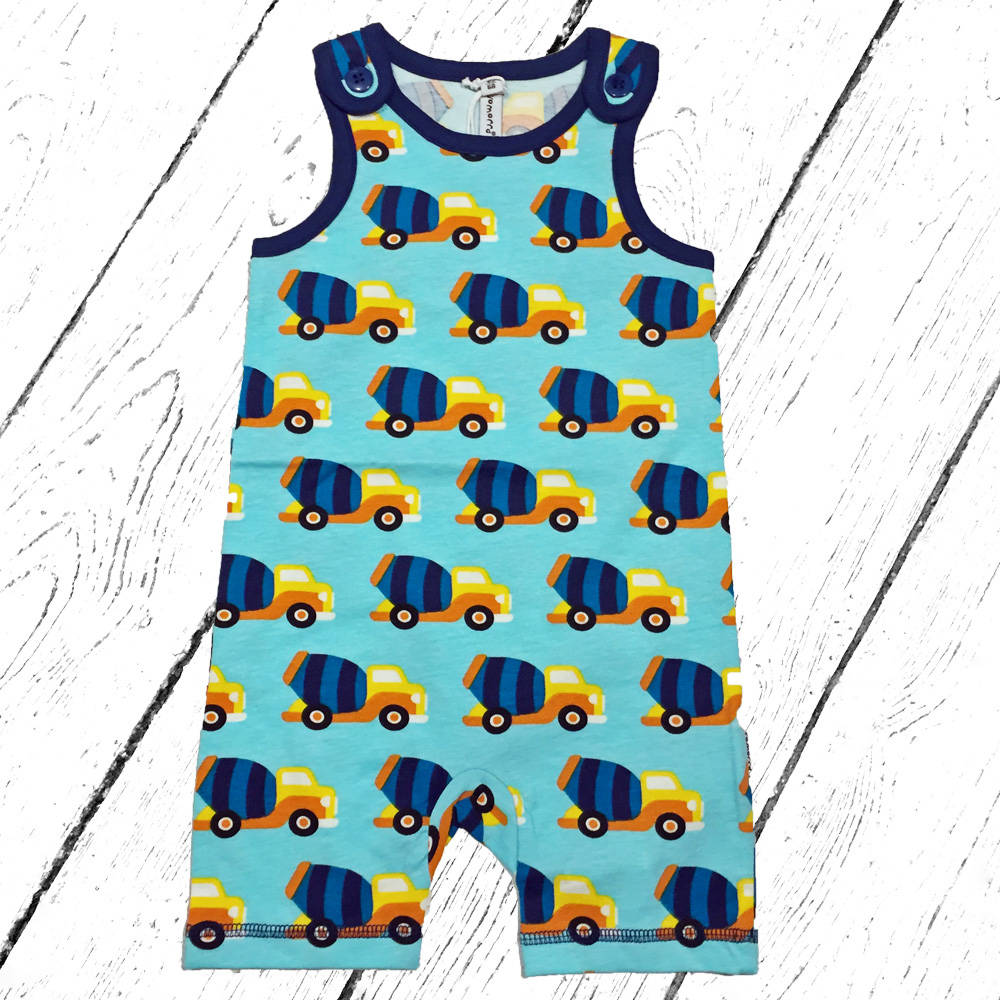 Maxomorra Playsuit short Cement Truck