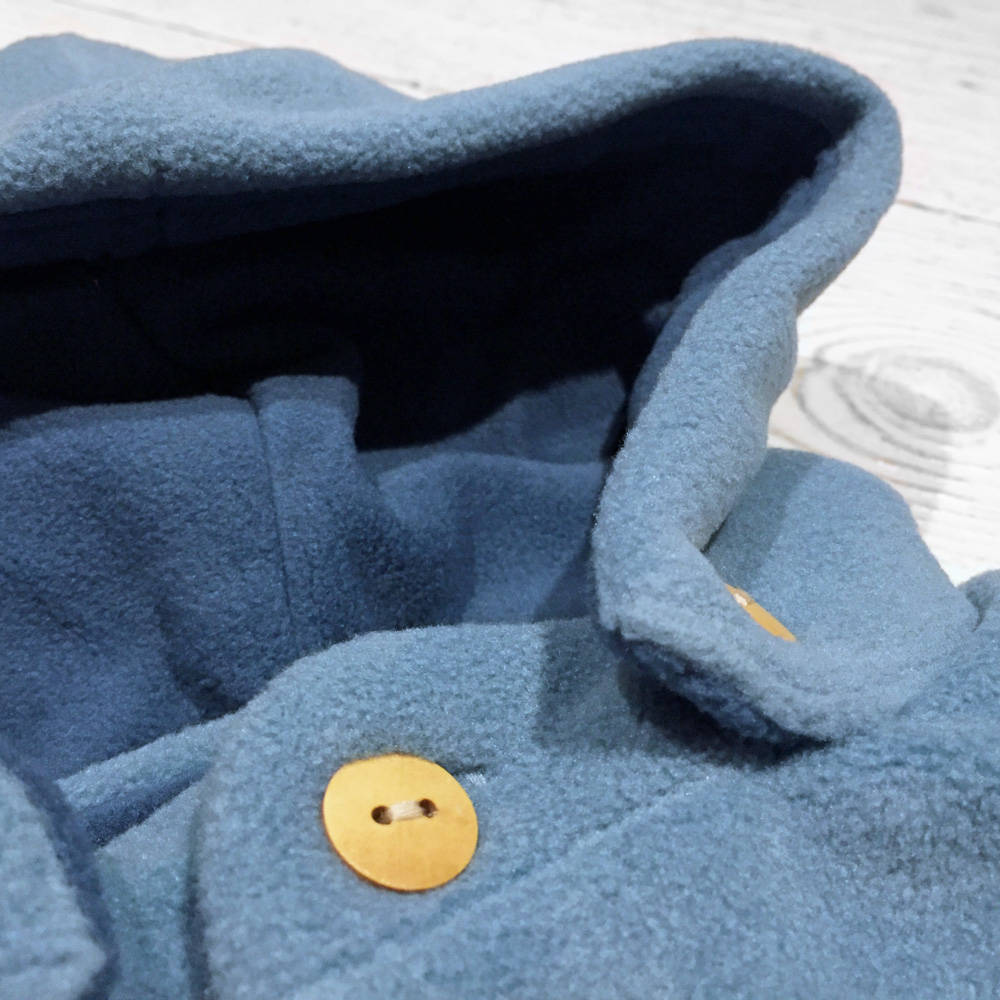 Smafolk Baby Fleece Jacket Stone Blue