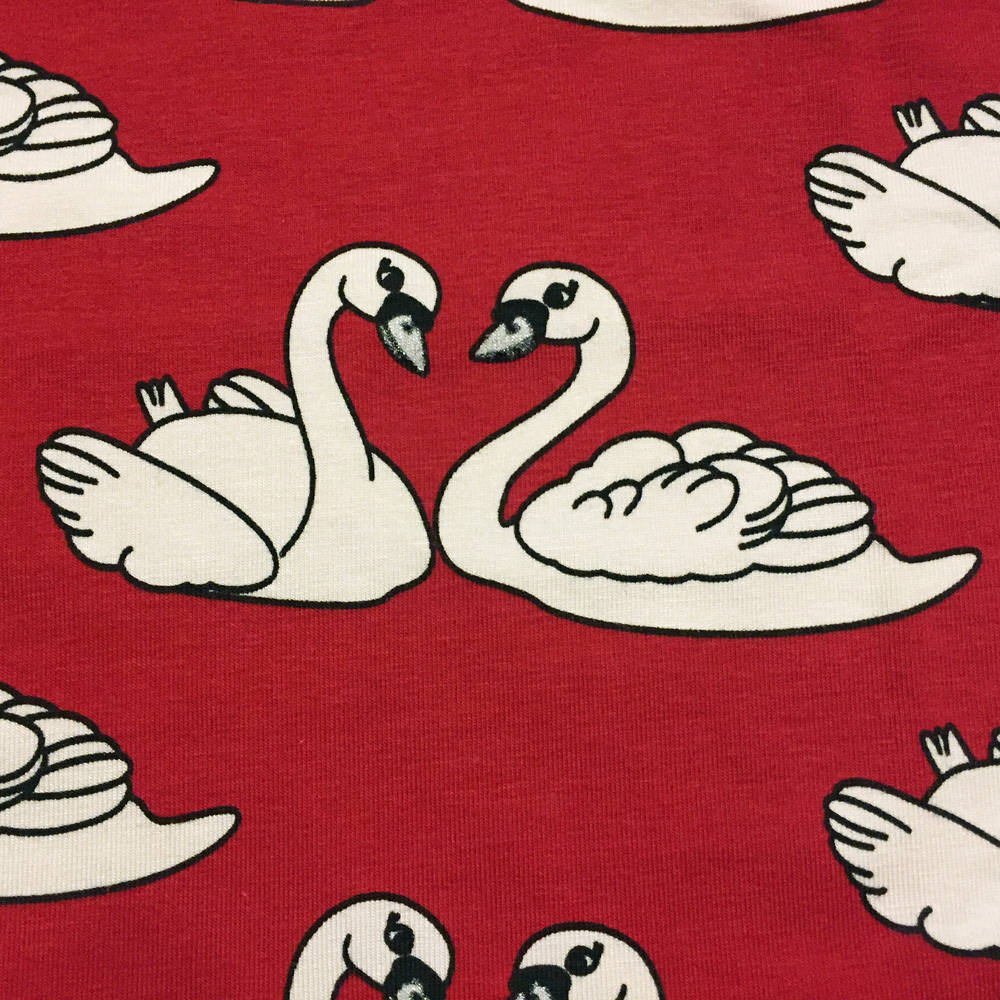 Smafolk Skirt with Ruffles Swan Glitzer