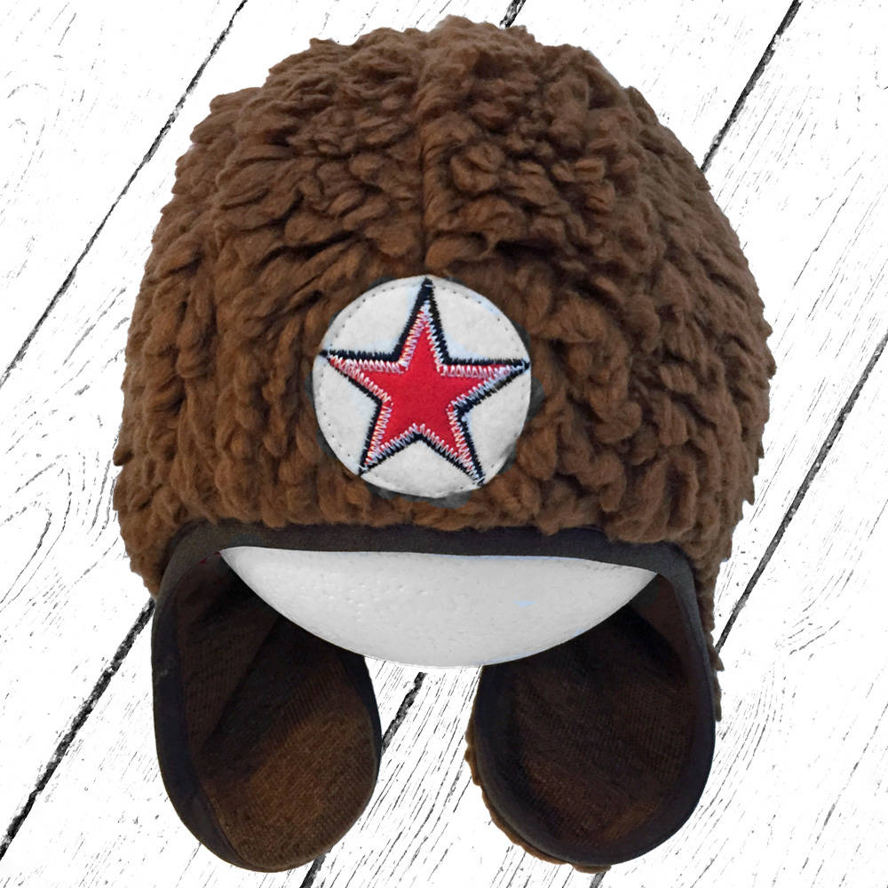 Kik-Kid Teddyfleece Mütze Hat Speedy Goof Borg brown