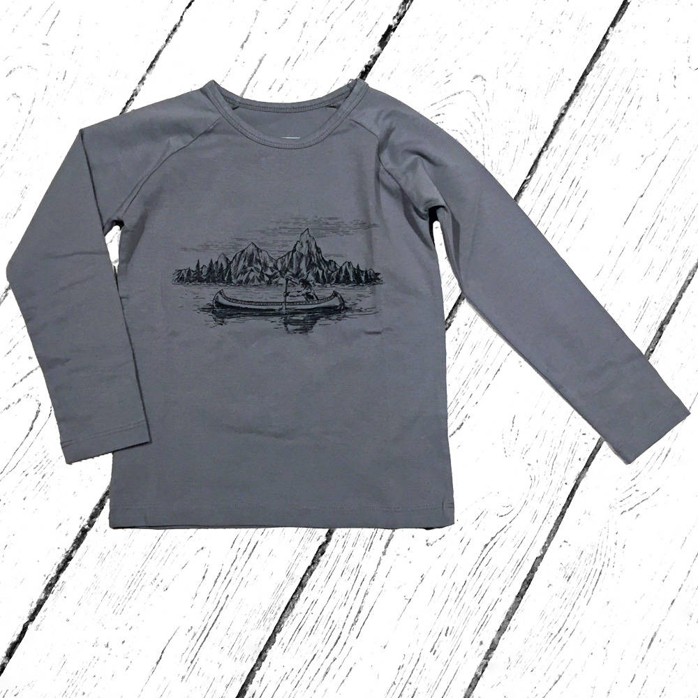 Liv und Lou Pim Shirt Monumet Grey Indianer