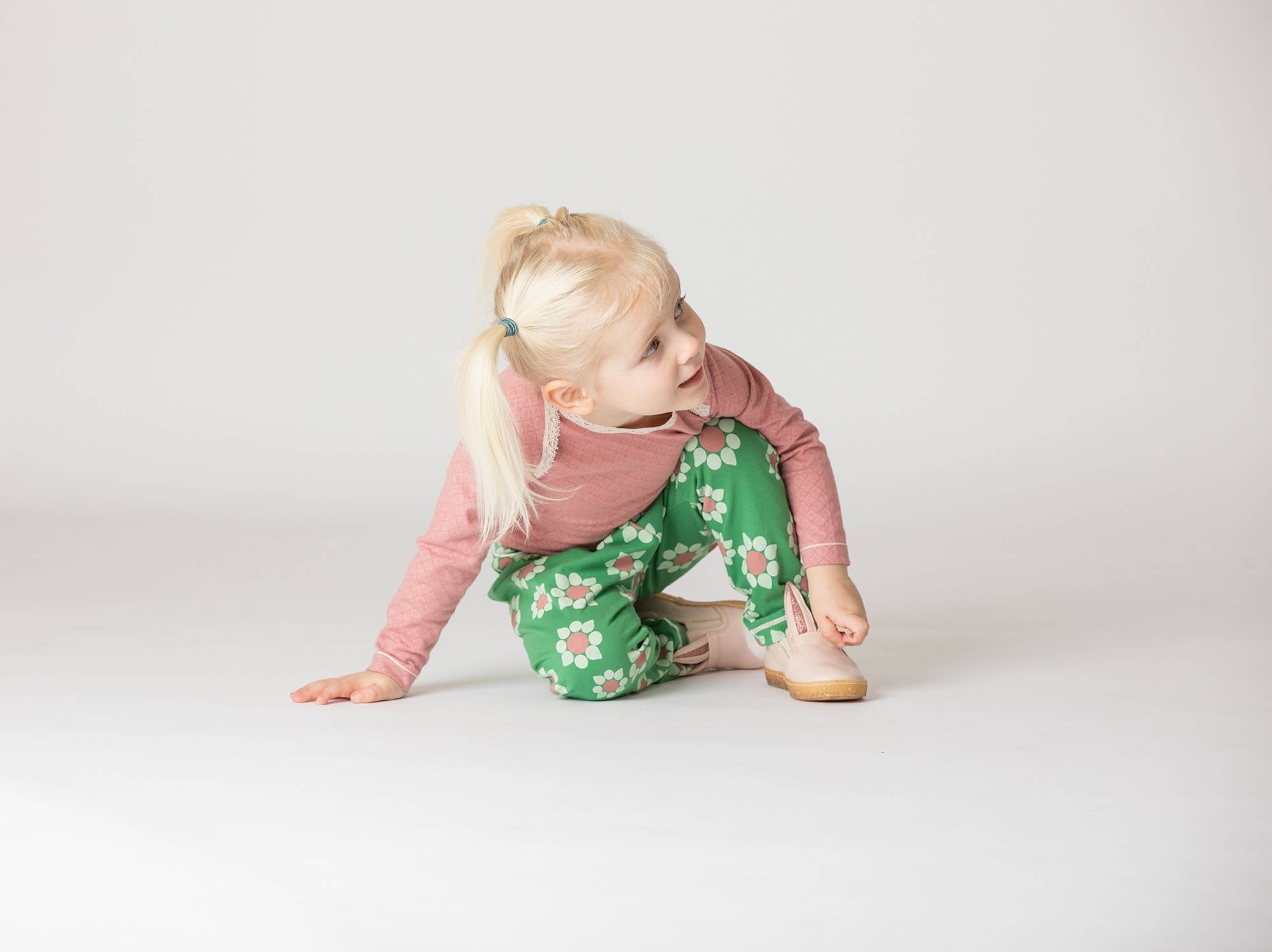 Albababy Hubbie Baby Pants Juniper Big Flower