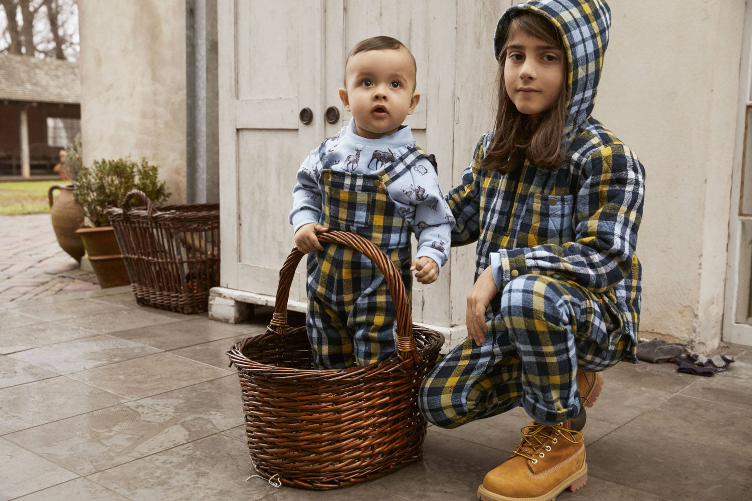 Mini A ture Arne Overall Sky Captain Blue