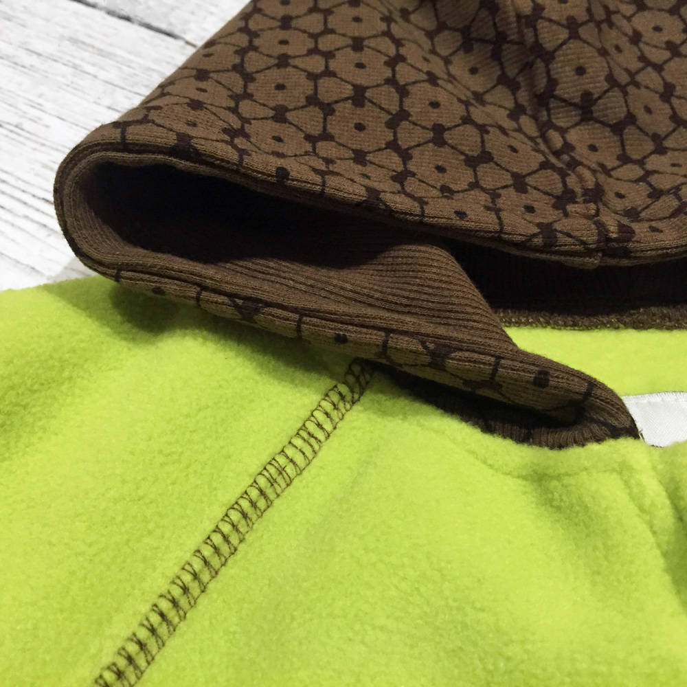 DucKsday Fleece Suit Lime Brown