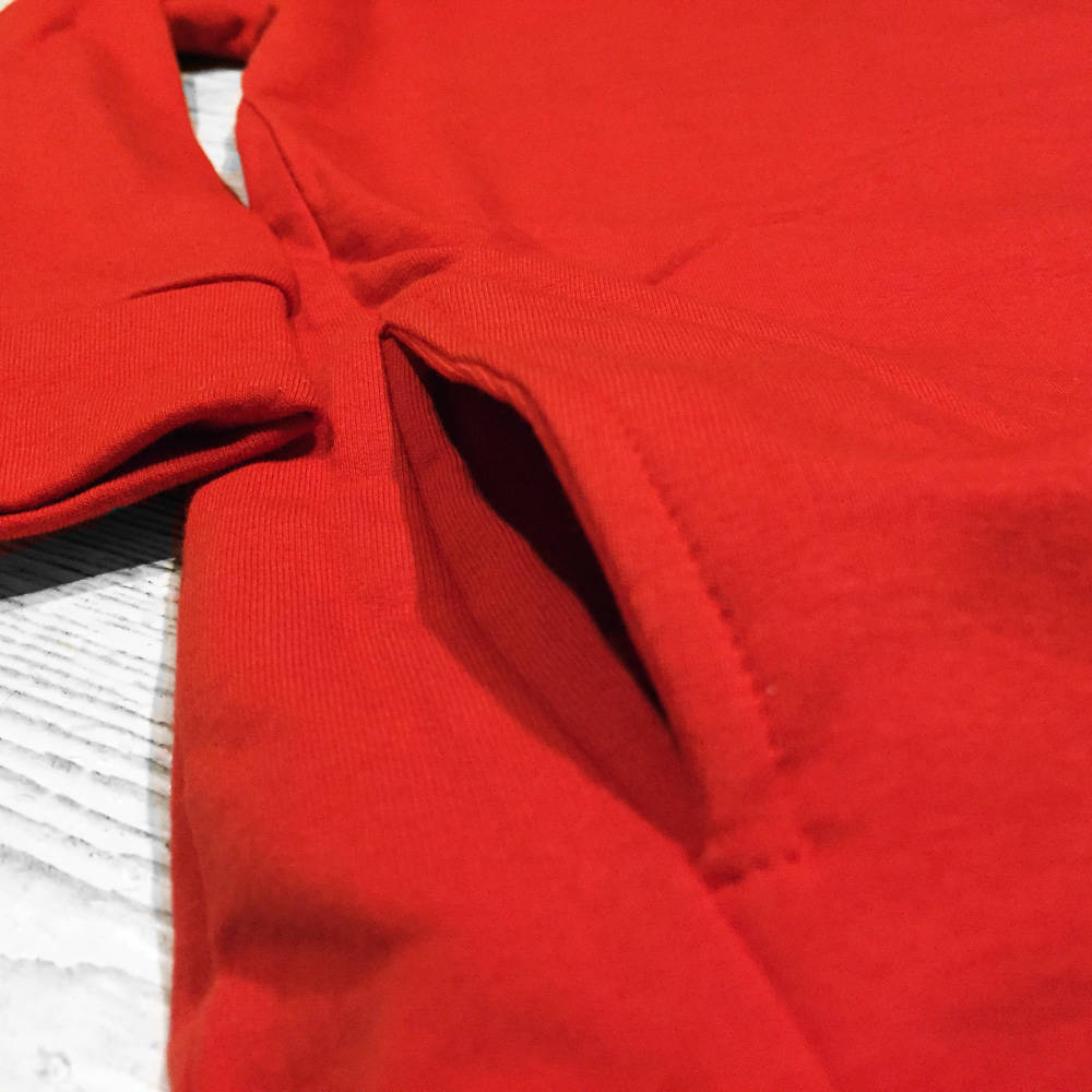 Kik-Kid Dress Tunic French Knit Red