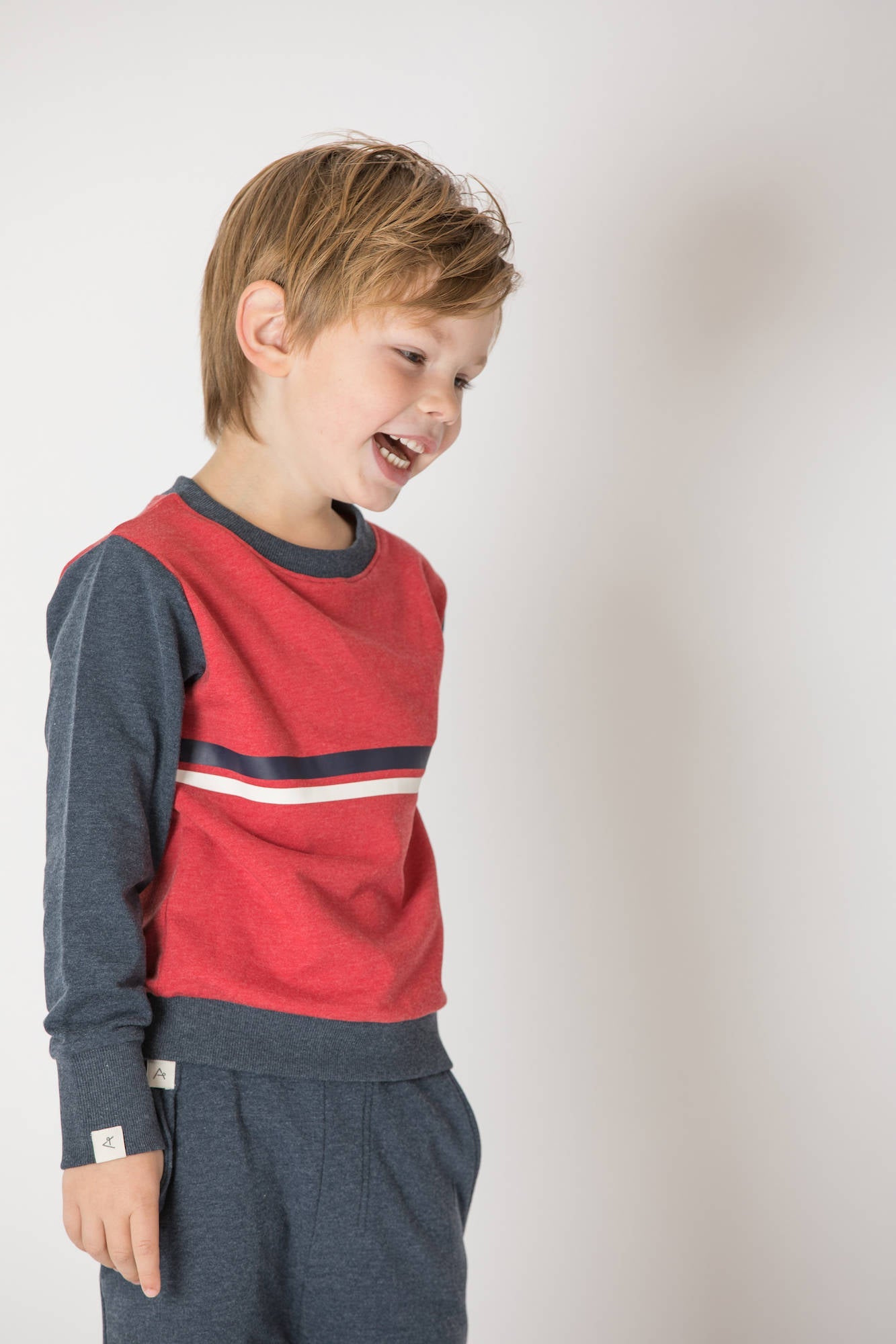 Albababy Trevor Sweat Chili Pebber Melange
