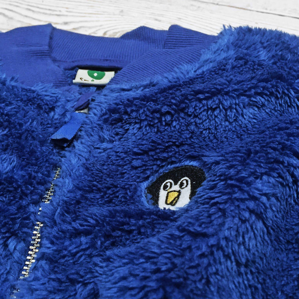 Smafolk Teddy Fleece Jacket Blue Lolite