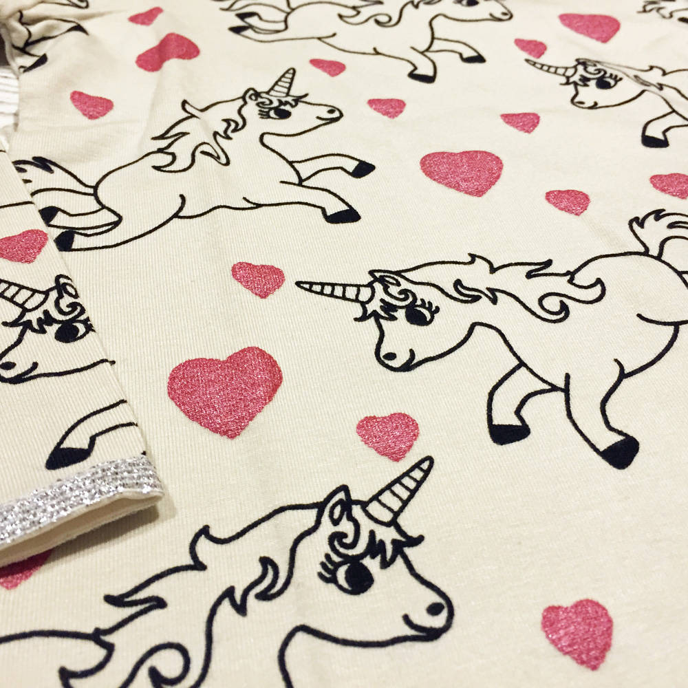 Smafolk Shirt with Unicorn Glitzer