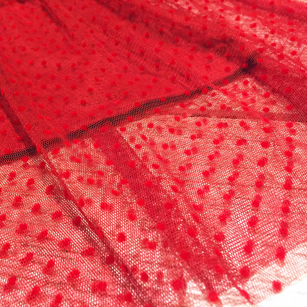 Smafolk Dress with Velvet Dot Tulle