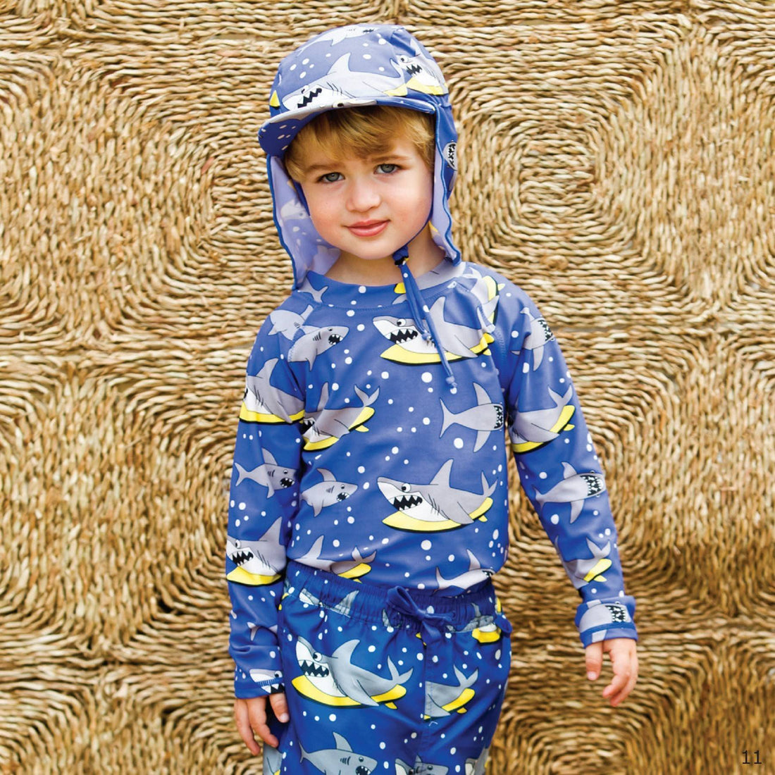 Smafolk UV50 Sun Cap with Shark