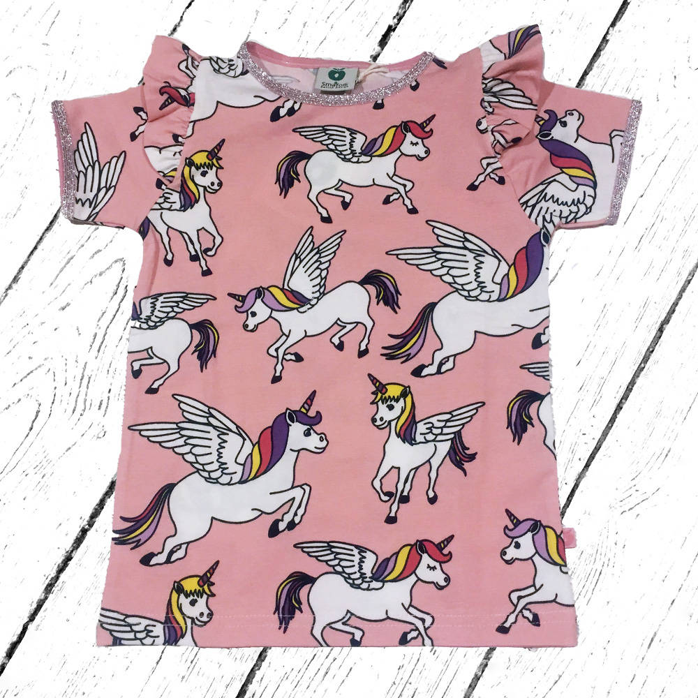 Smafolk T-Shirt with Unicorn and Ruffles