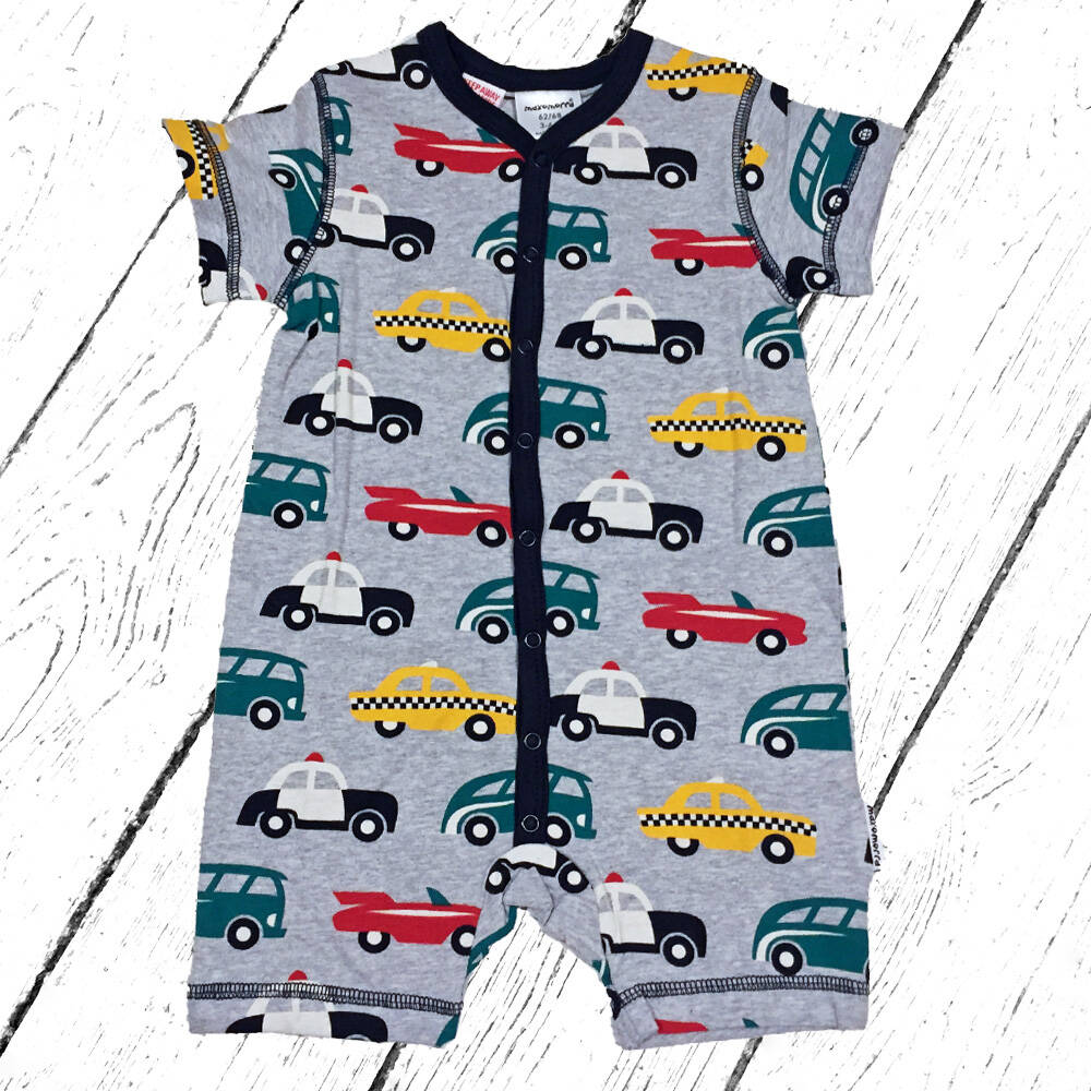 Maxomorra short Rompersuit Button Traffic