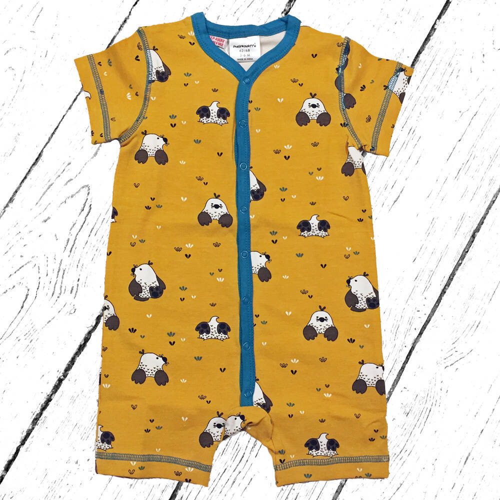 Maxomorra short Rompersuit Button Mole
