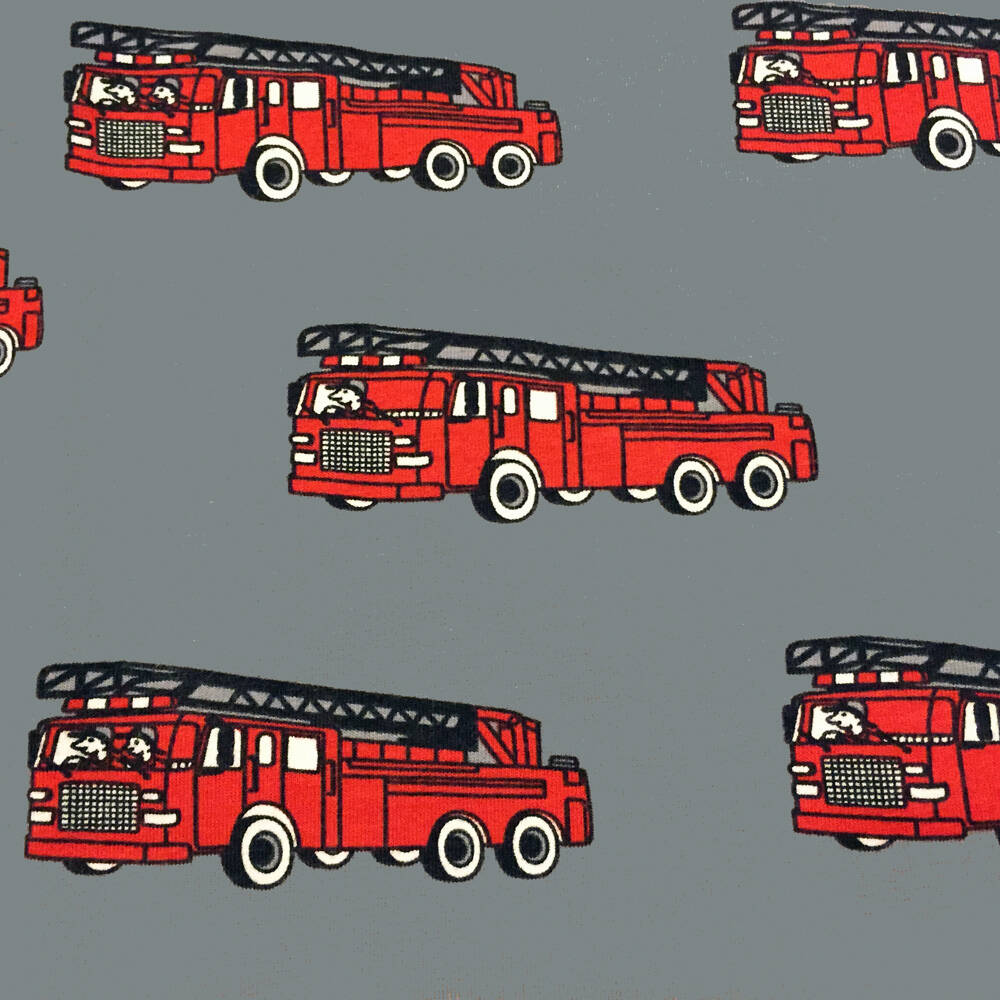 Smafolk Shirt with Fire Truck