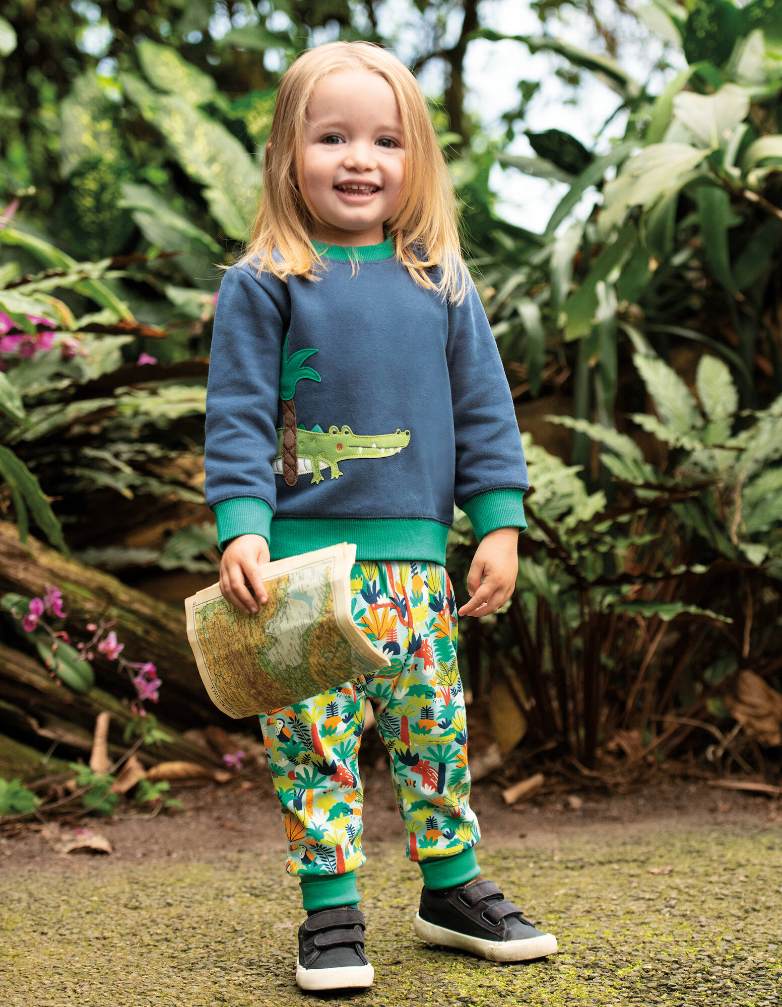 Frugi Sweatshirt Pulli Jump About Jumper Croco