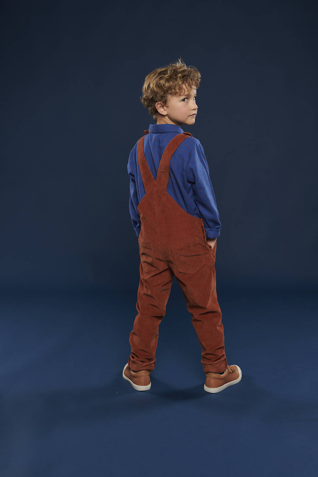 Lily Balou Kordlatzhose Overalls Biscuit Brown