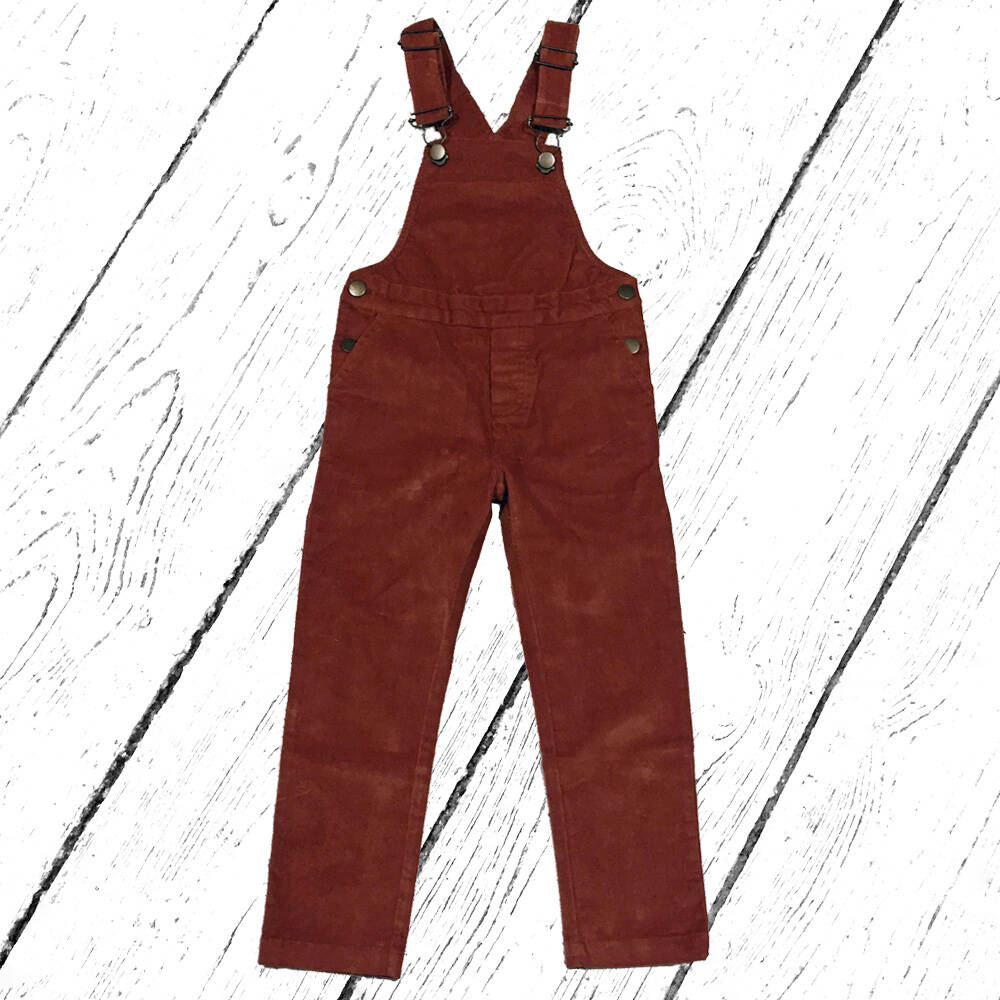 Lily Balou Kordlatzhose Overalls Biscuit Brown
