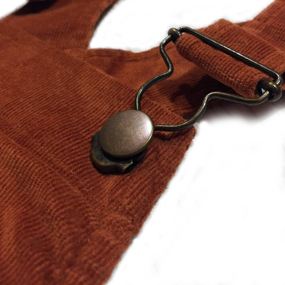 Lily Balou Kordlatzhose Overalls Biscuit Brown