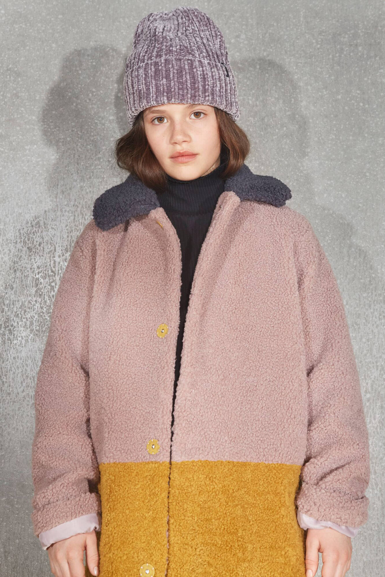 Molo Teddyfleece Mantel Holley Block Colour