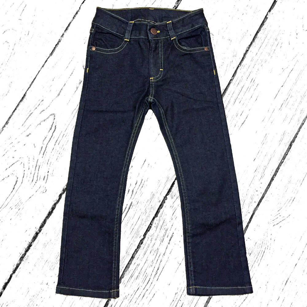 Maxomorra Jeans Pants Denim Dark Blue Washed