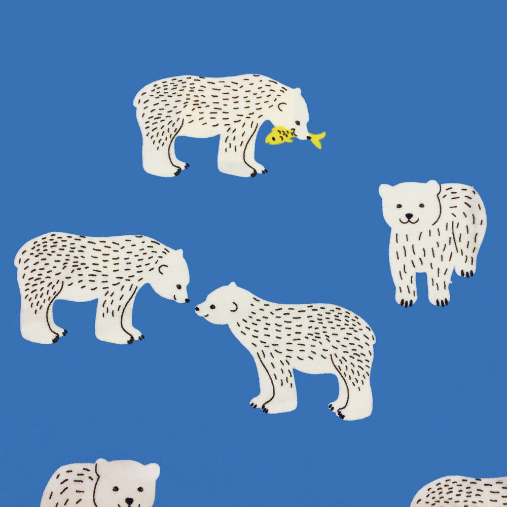 Smafolk Overall Wool Mix Body Suit with Polar Bear