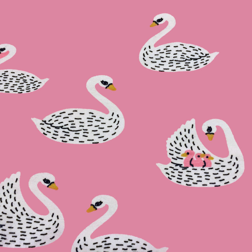Smafolk Wool Mix Leggings with Swans