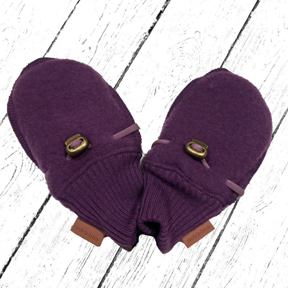 Mikk-Line Handschuhe Merino Wool Mittens Hortensia