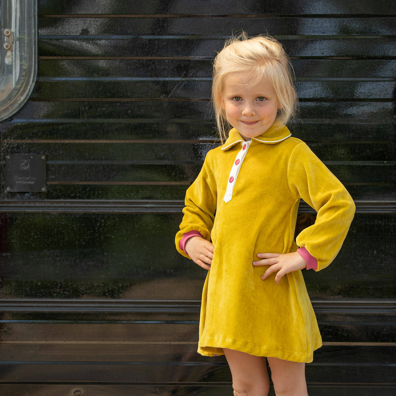 Albababy Kleid Moonlight Dress Ceylon Yellow