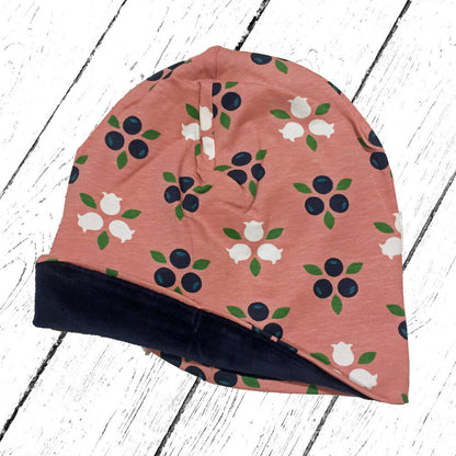 Maxomorra Mütze Hat Velour Blueberry Blossom
