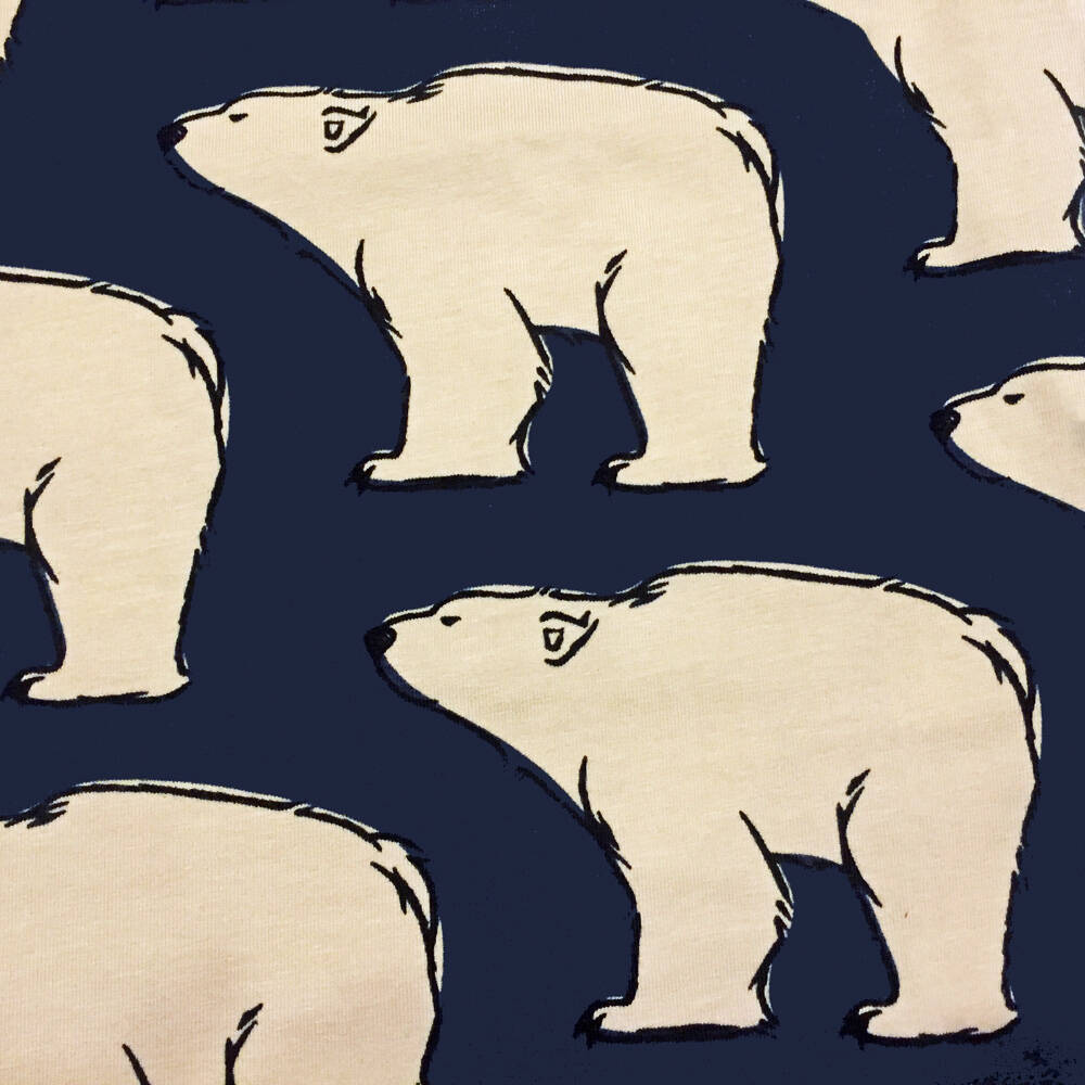 Maxomorra Mütze Hat Velour Polar Bear