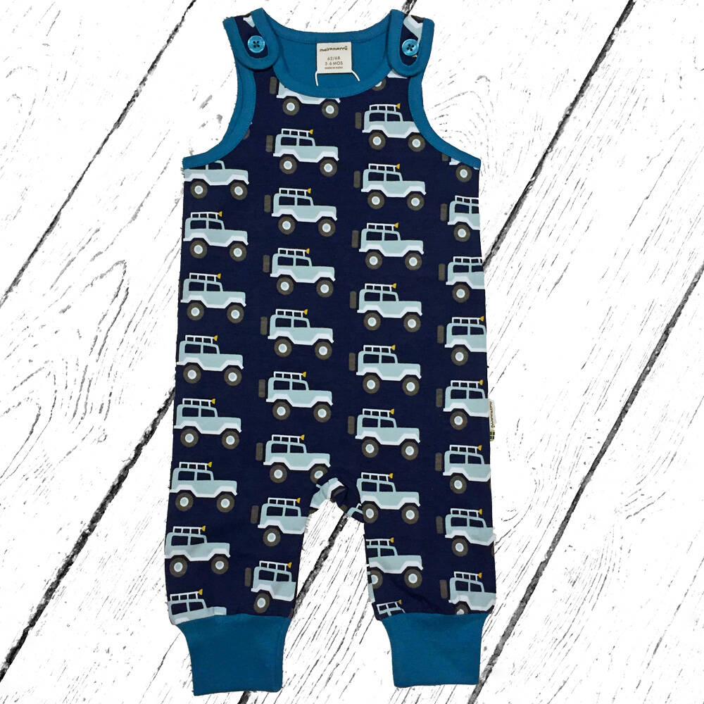 Maxomorra Trägeranzug Playsuit Jeep Adventure