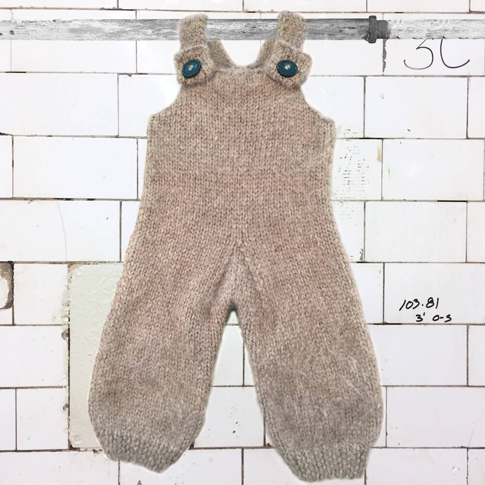 Mia Mohnstreusel Alpaka Strickstrampler