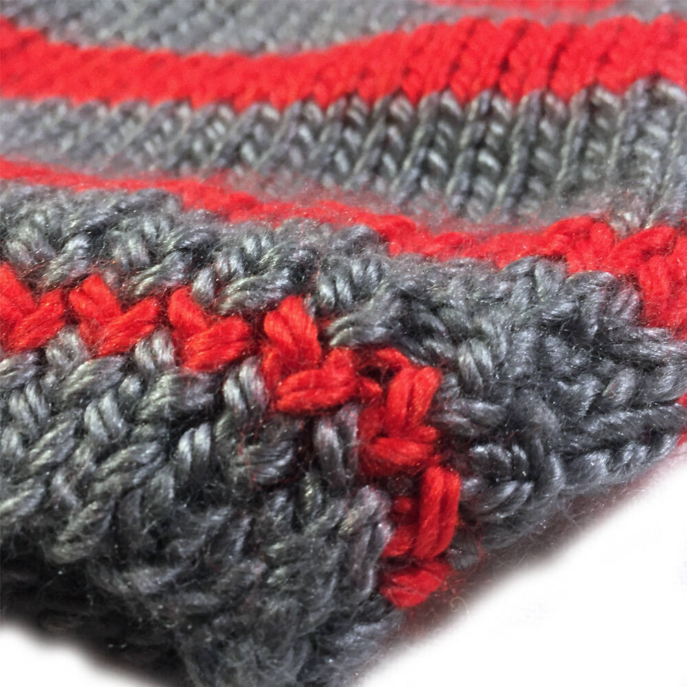 Mia Mohnstreusel Merino Seide Strickstrampler