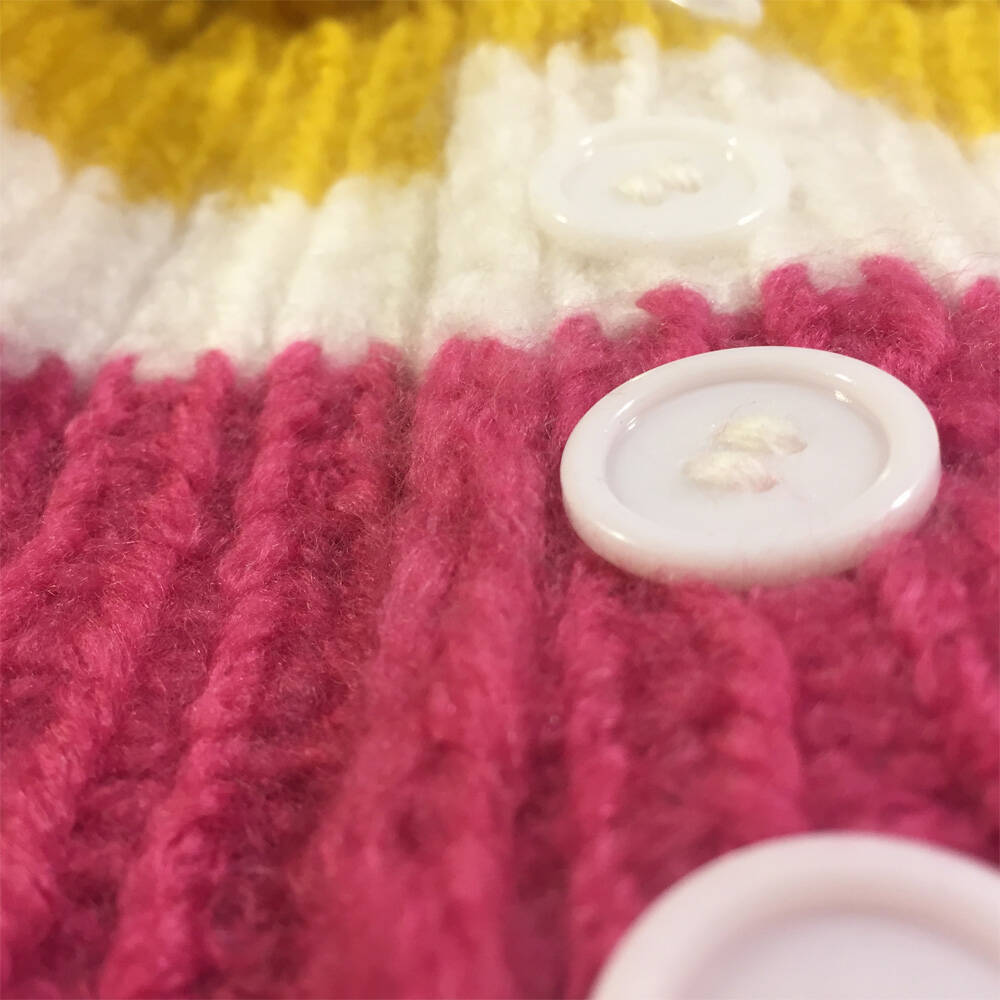 Mia Mohnstreusel Kaschmir Strickjacke