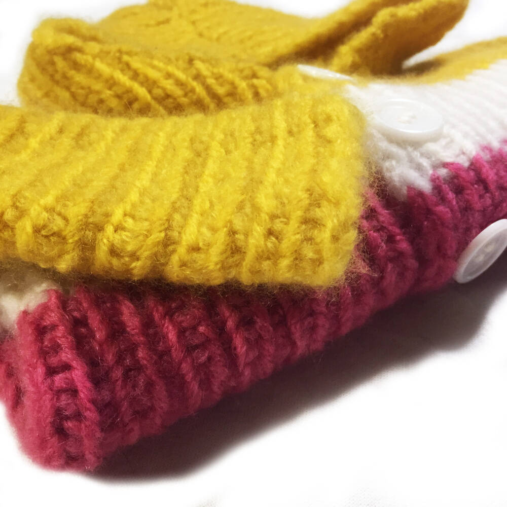 Mia Mohnstreusel Kaschmir Strickjacke