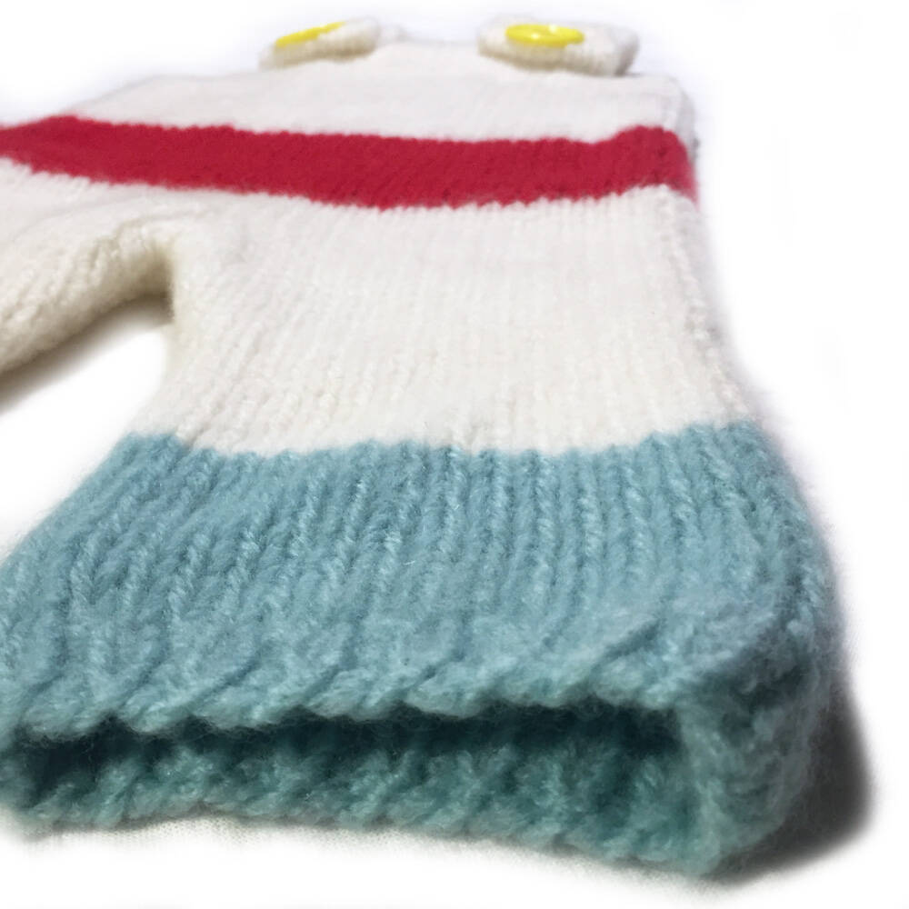 Mia Mohnstreusel Kaschmir Strickstrampler