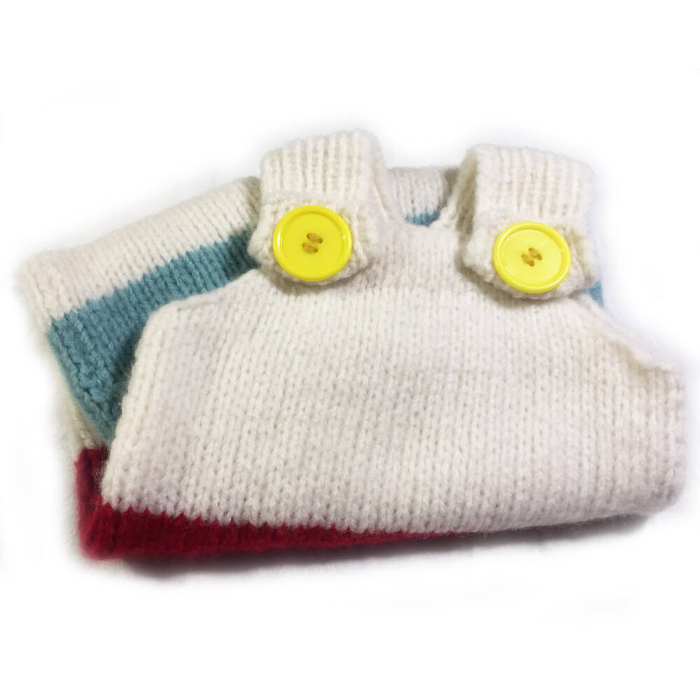 Mia Mohnstreusel Kaschmir Strickstrampler