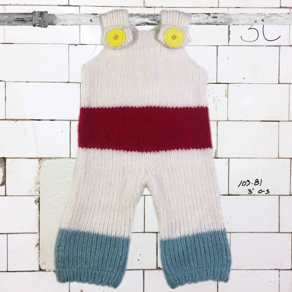 Mia Mohnstreusel Kaschmir Strickstrampler
