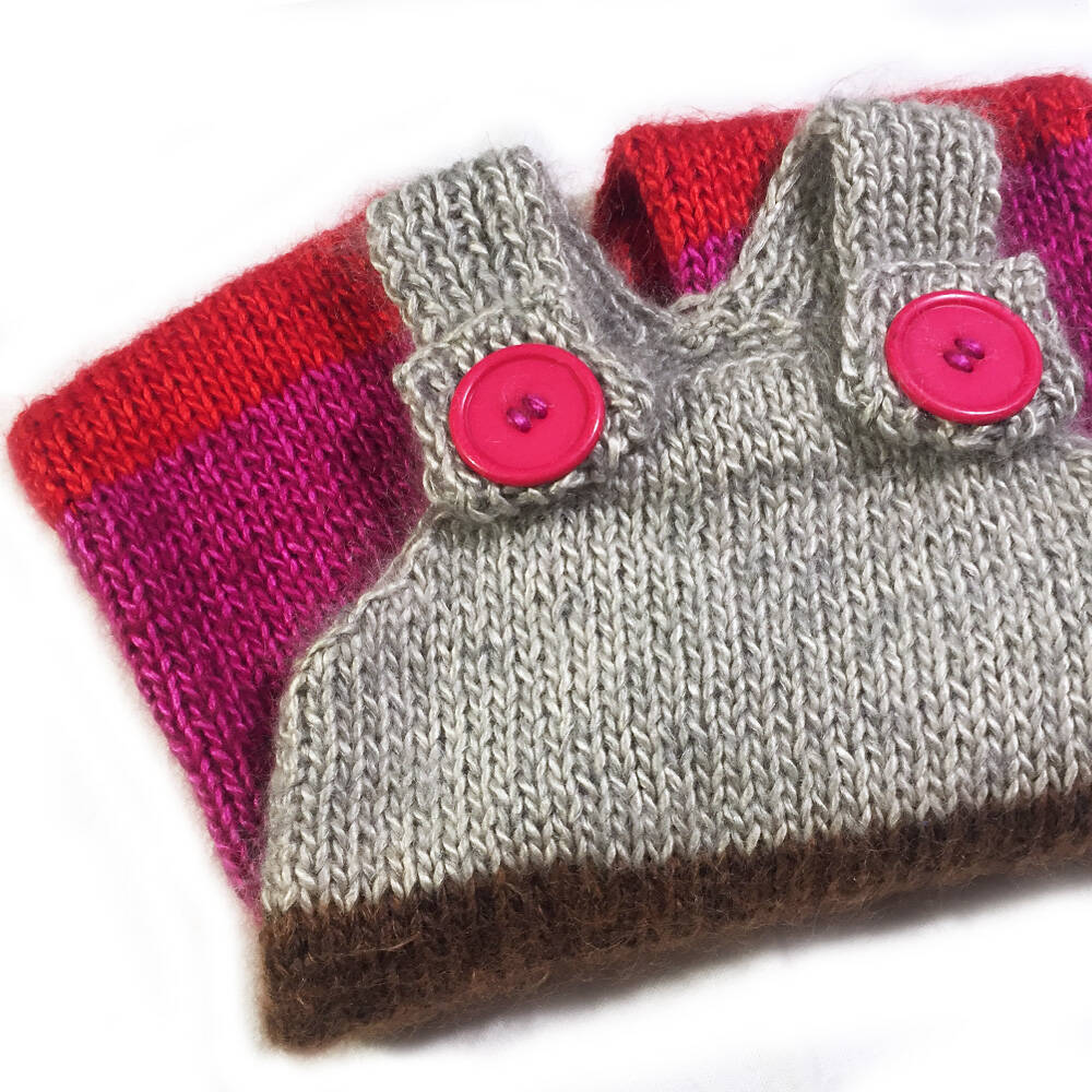 Mia Mohnstreusel Seide Mohair Strickstrampler