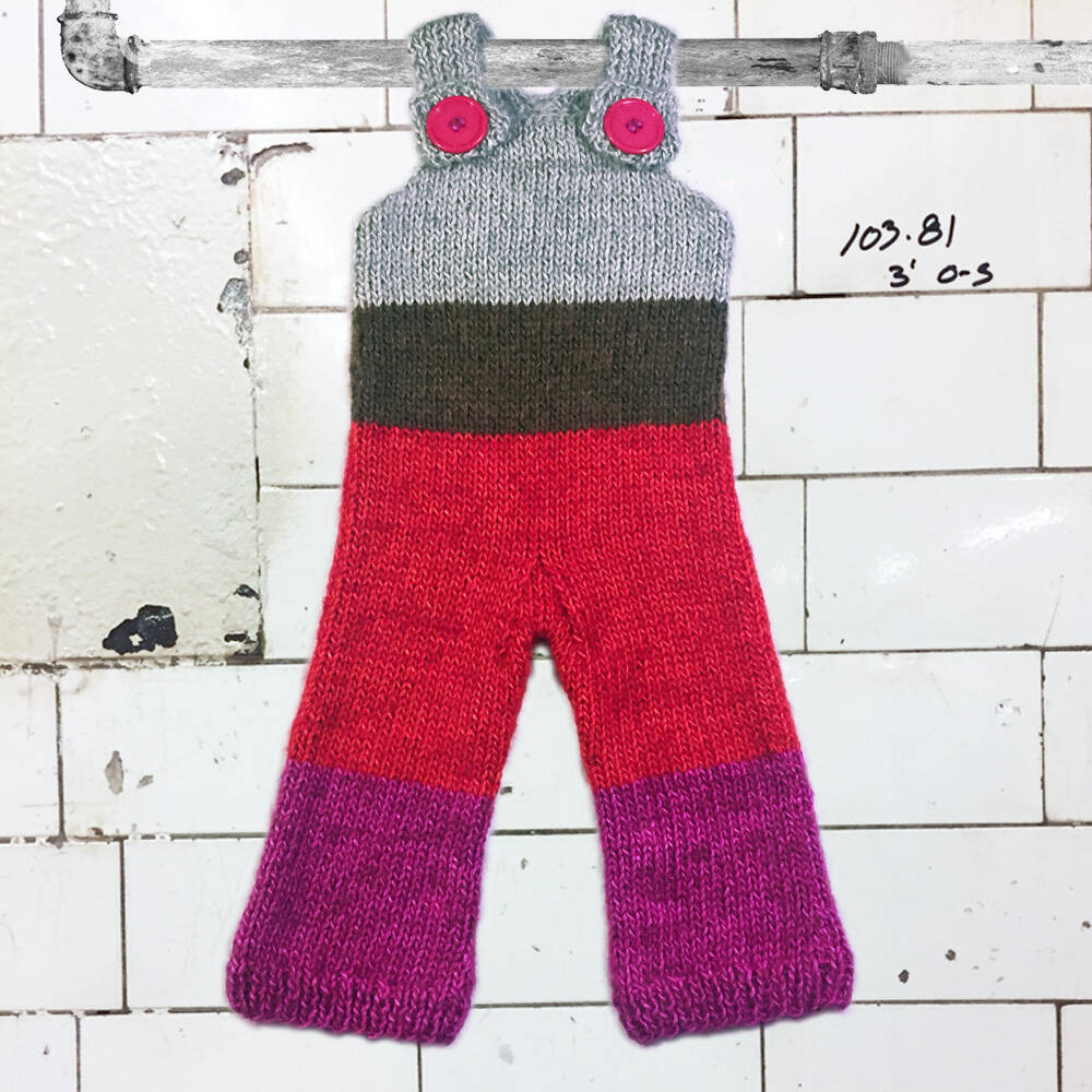 Mia Mohnstreusel Seide Mohair Strickstrampler