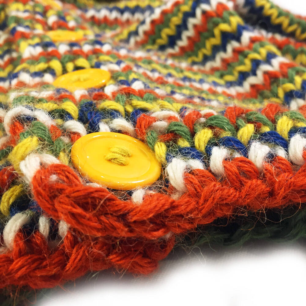 Mia Mohnstreusel Alpaka Strickjacke