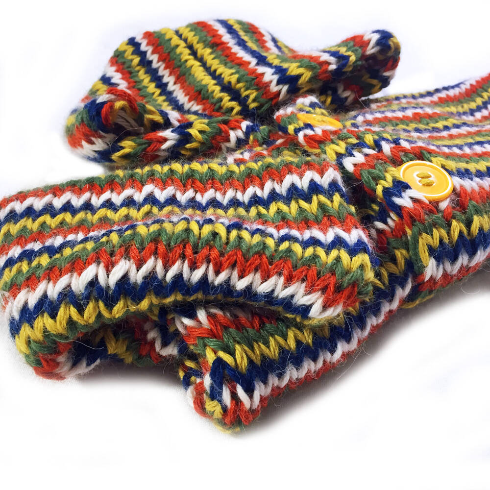 Mia Mohnstreusel Alpaka Strickjacke