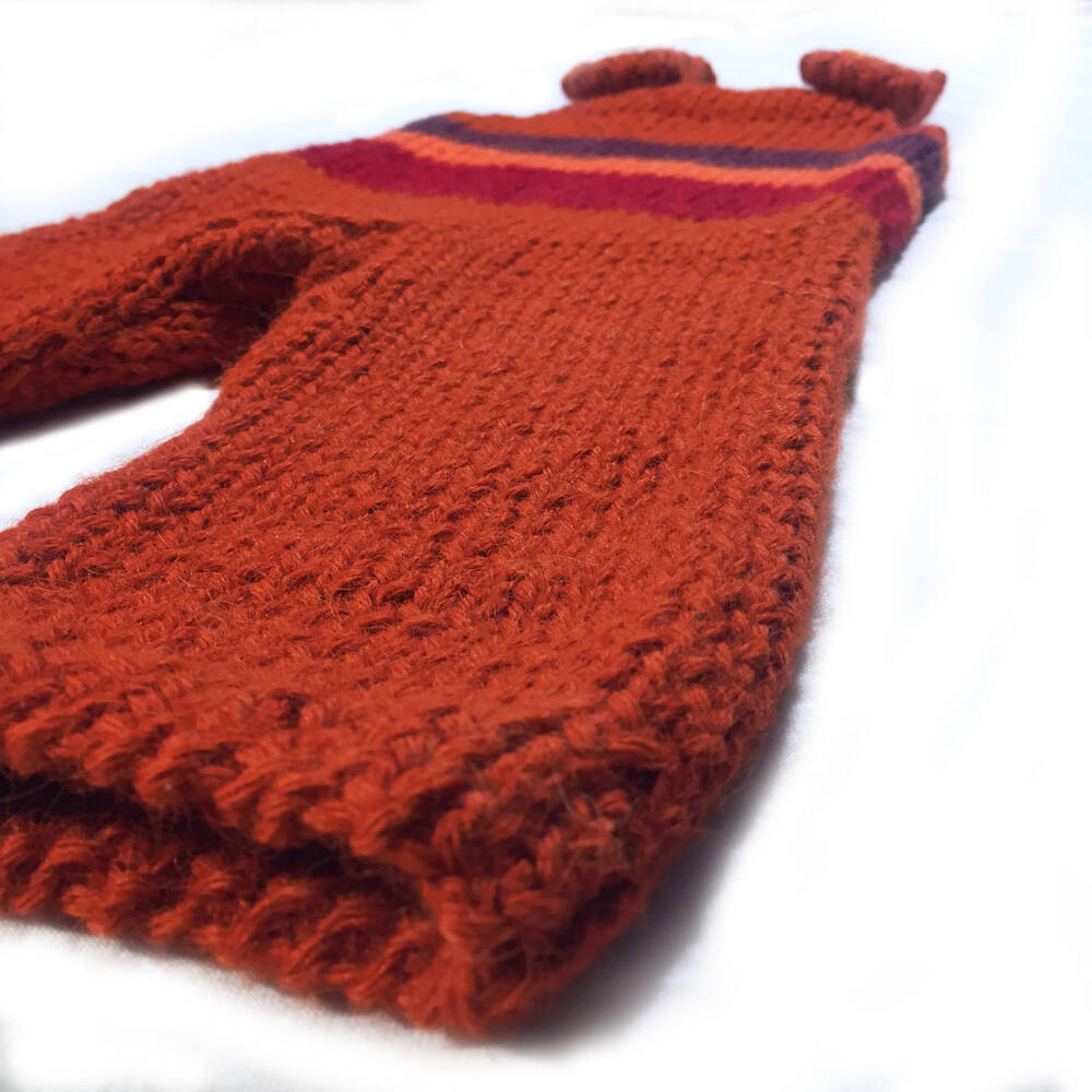Mia Mohnstreusel Alpaka Strickstrampler