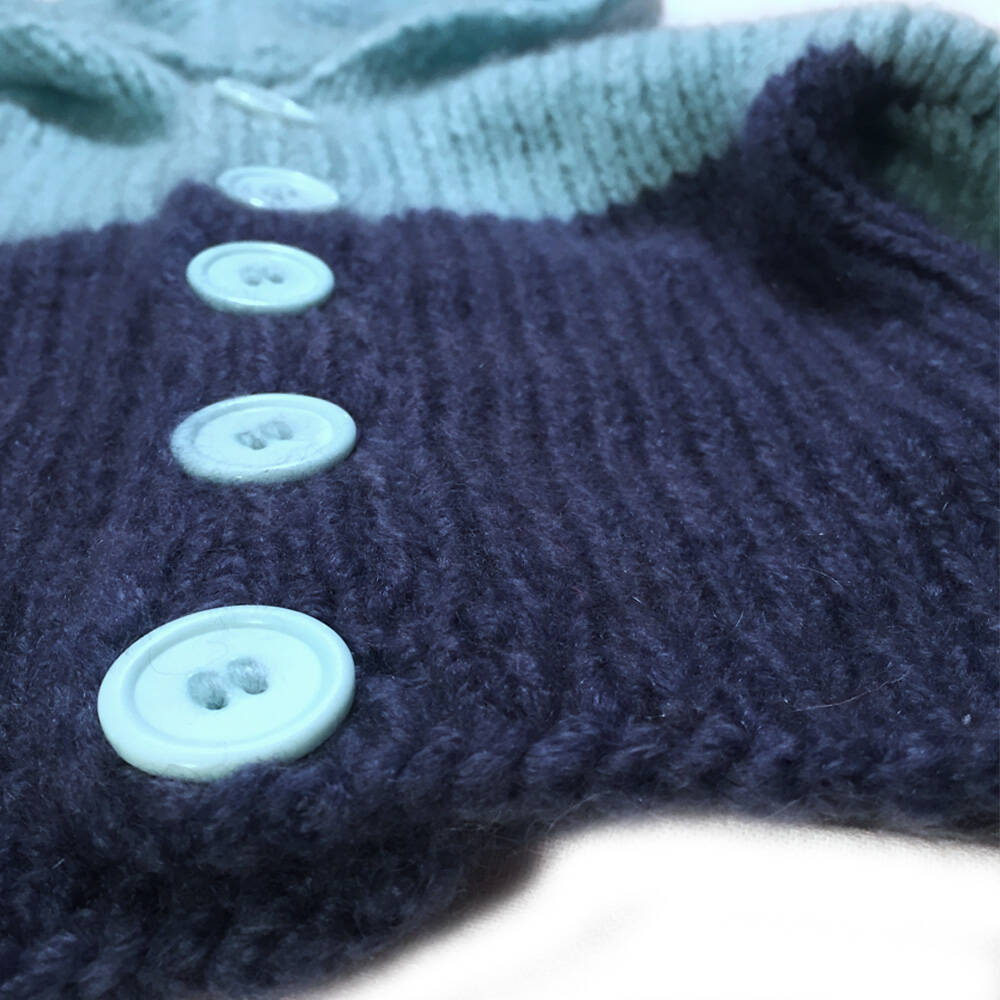 Mia Mohnstreusel Kaschmir Strickjacke