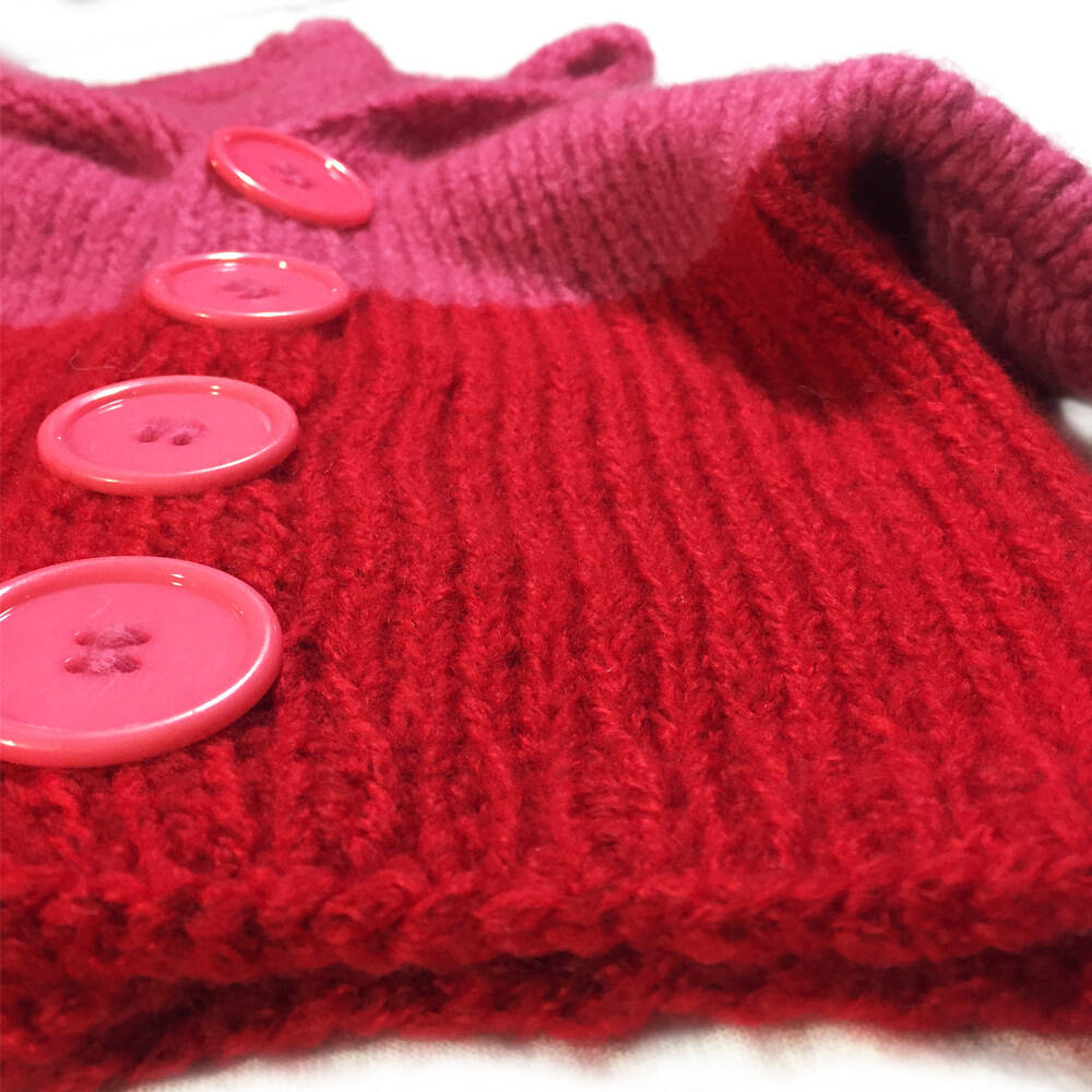Mia Mohnstreusel Kaschmir Strickjacke
