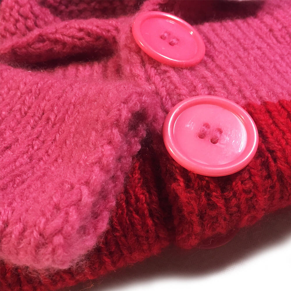 Mia Mohnstreusel Kaschmir Strickjacke
